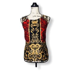 Laundry by Shelli Segal SZ 2 sleeveless blouse